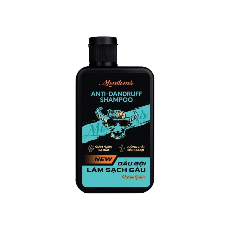 Dầu Gội Nam Menitems Hỗ Trợ Làm Sạch Gàu Ngứa Anti-Dandruff Shampoo