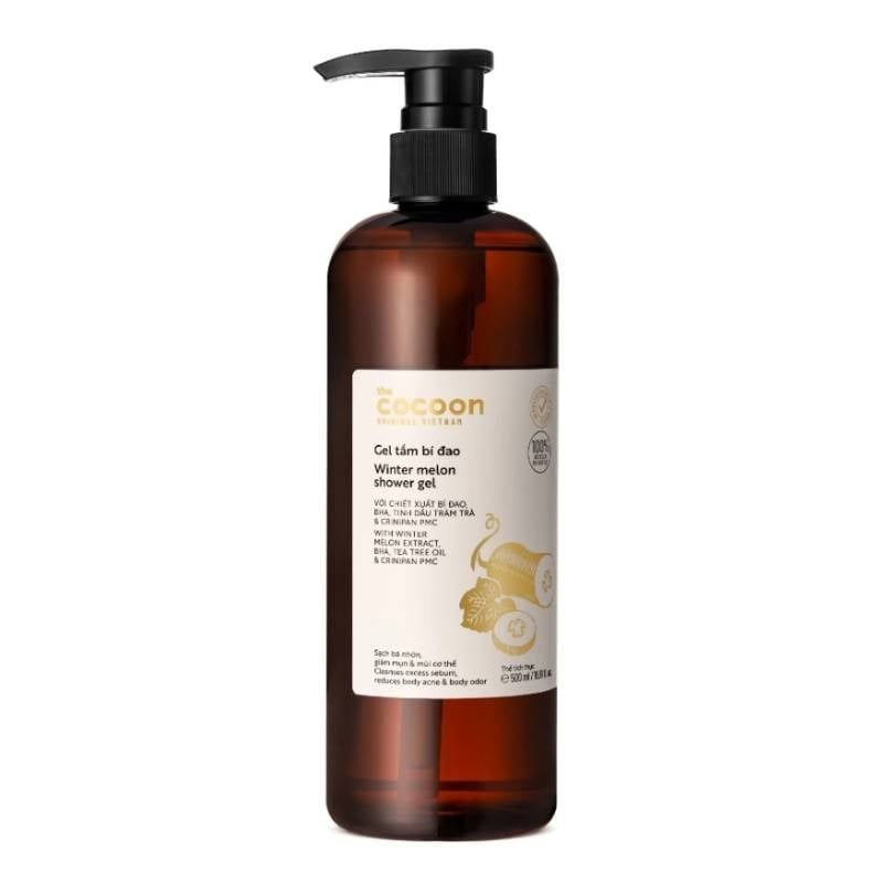 Gel Tắm Cocoon Bí Đao Hỗ Trợ Cải Thiện Mụn Lưng Winter Melon Shower Gel 310ml