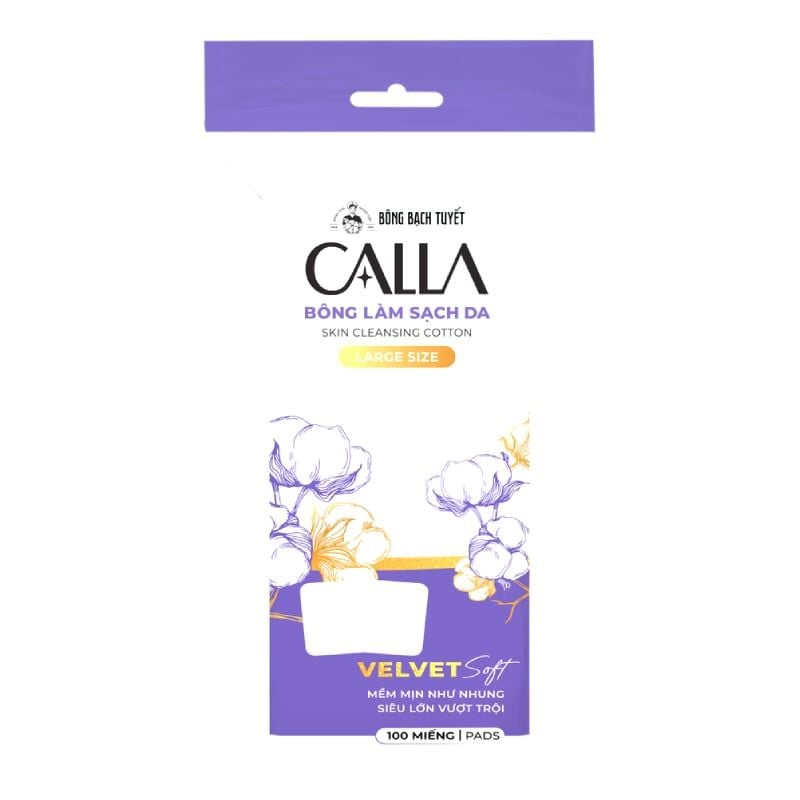 Bông Tẩy Trang Làm Sạch Da Bông Bạch Tuyết Calla Facial Cotton Pads