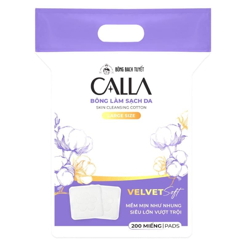 Bông Tẩy Trang Làm Sạch Da Bông Bạch Tuyết Calla Facial Cotton Pads