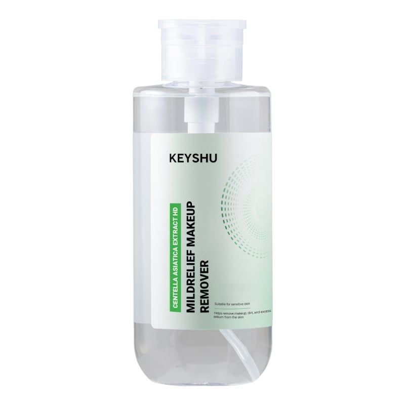 Nước Tẩy Trang Keyshu Làm Sạch Lớp Trang Điểm, Cho Da Khô, Nhạy Cảm Makeup Remover 550ml/550g