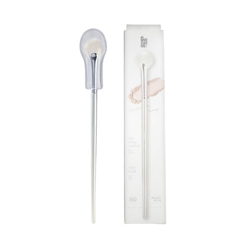 Cọ Highlight Hình Quạt Guoxiaoniu Rose Gold #360 Fan Highlighter Brush