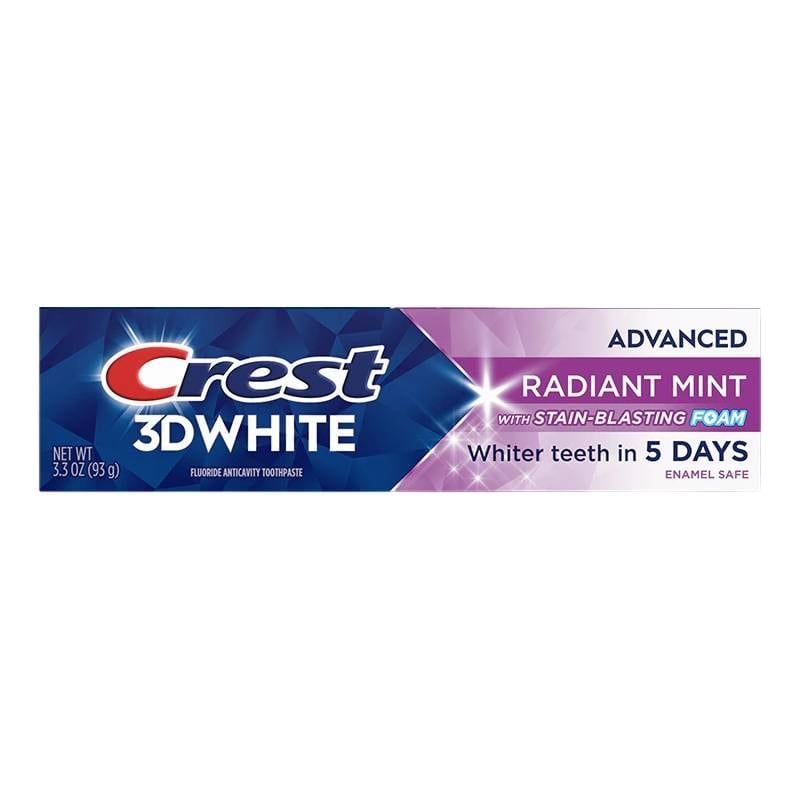 Kem Đánh Răng Crest Làm Trắng Răng, Sạch Mảng Bám 3D White Advanced Toothpaste