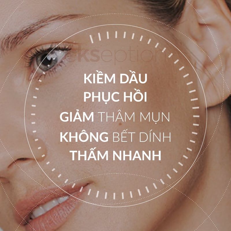 Serum Ekseption Tinh Chất Dưỡng Kiềm Dầu, Hỗ Trợ Sáng Da, Giảm Mụn Hyaluronic Niacin Mixlab Serum 75ml