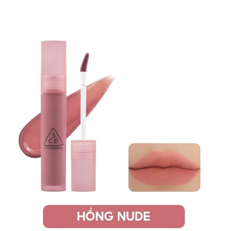 (TEST) Son Kem Lì 3CE Mịn Mượt Nhẹ Môi Blur Water Tint 4.6g