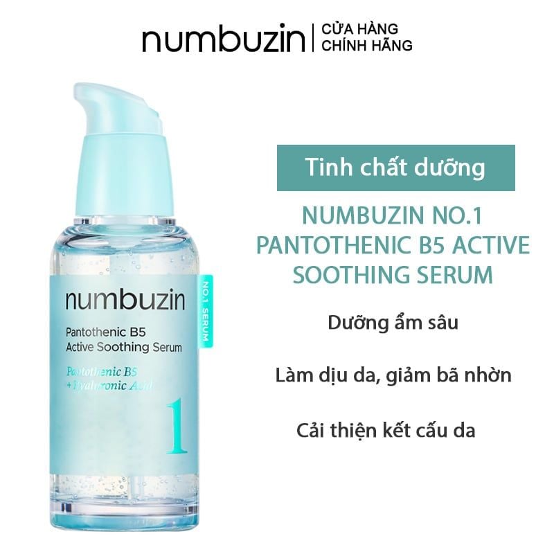 Serum numbuzin Làm Dịu Da No.1 Pantothenic B5 Active Soothing Serum 50ml