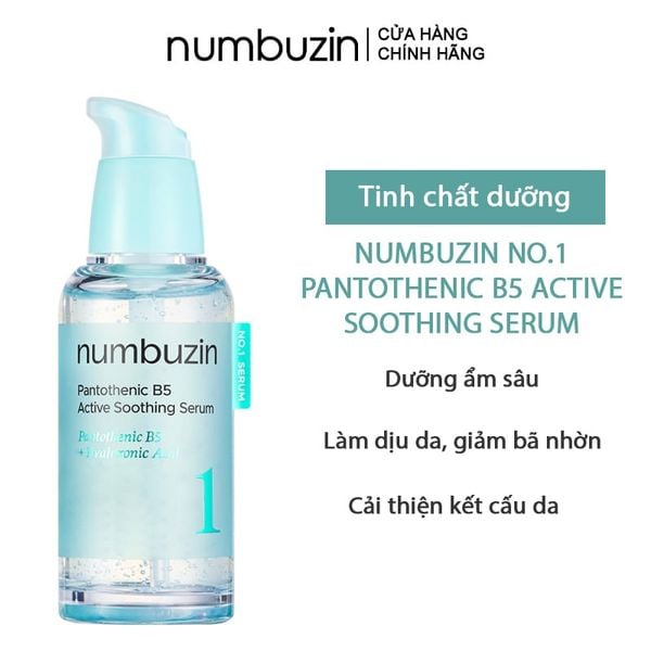  Serum numbuzin Làm Dịu Da No.1 Pantothenic B5 Active Soothing Serum 50ml 