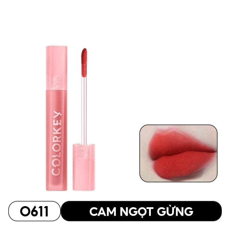 Son Kem Lì Colorkey Mịn Mượt Lâu Trôi Airy Velvet Lip Lacquer 1.7g