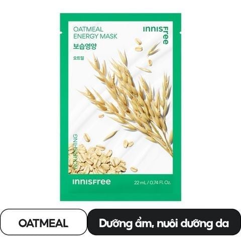  [Gift] Mặt Nạ Yến Mạch Dưỡng Da Innisfree Squeeze Energy Mask 22ml Oatmeal - Trị Giá 36k 