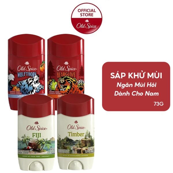  Sáp Khử Mùi Old Spice Ngăn Mùi Hôi Dành Cho Nam Anti-Perspirant & Deodorant 73g 