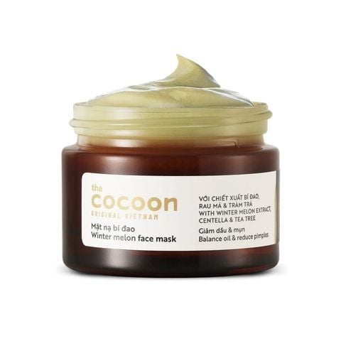 Mặt Nạ Rửa Cocoon Bí Đao Hỗ Trợ Giảm Dầu Và Mụn Winter Melon Face Mask 30ML