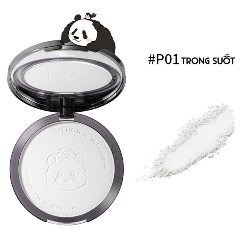 Phấn Phủ MENOW x MENGLAN PANDA Dạng Nén Velvet Mist Complexion Power 21g