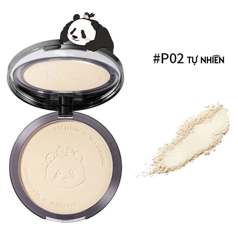Phấn Phủ MENOW x MENGLAN PANDA Dạng Nén Velvet Mist Complexion Power 21g