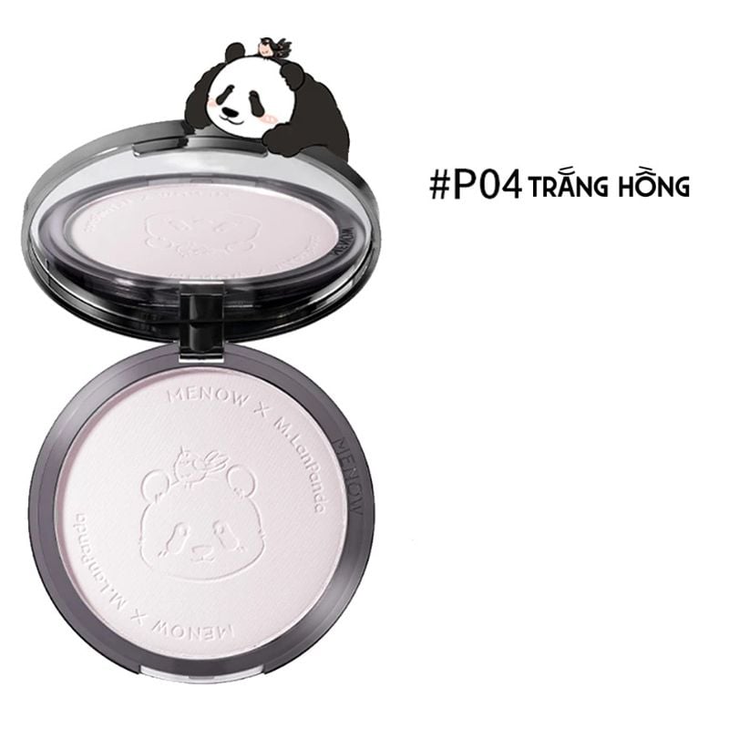 Phấn Phủ MENOW x MENGLAN PANDA Dạng Nén Velvet Mist Complexion Power 21g