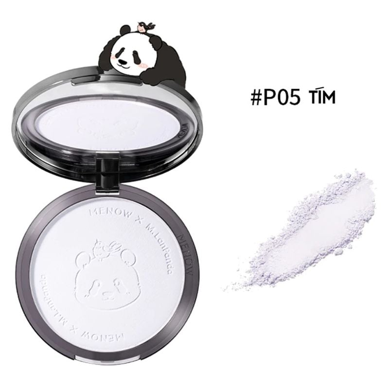 Phấn Phủ MENOW x MENGLAN PANDA Dạng Nén Velvet Mist Complexion Power 21g