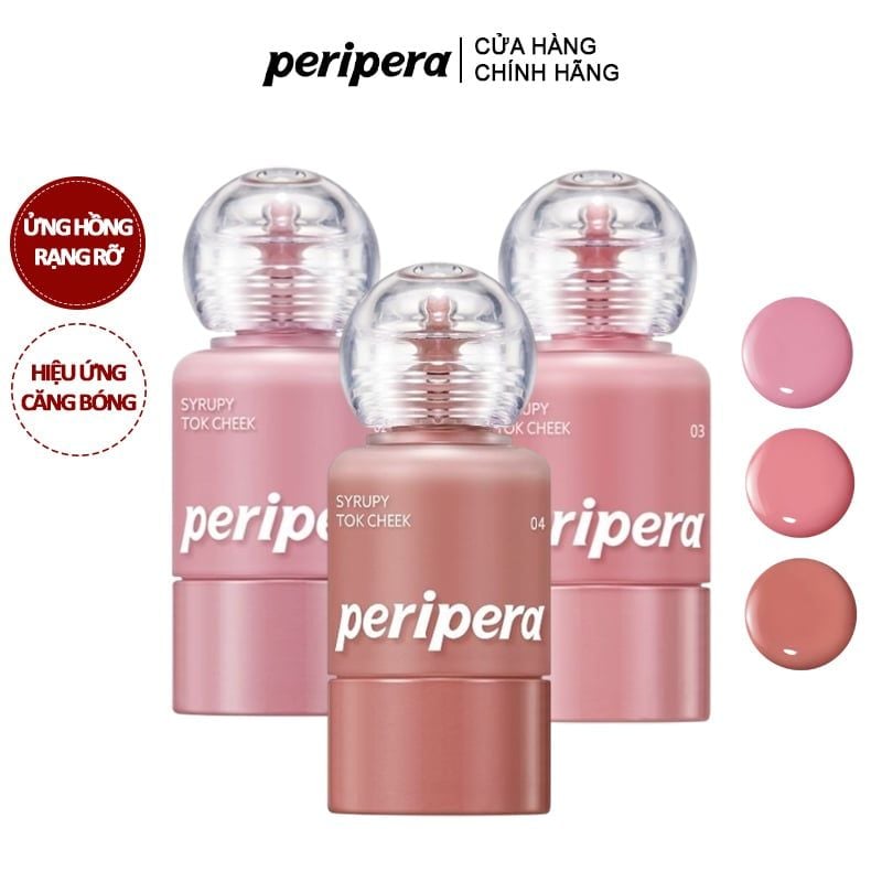 Má Hồng Dạng Kem Peripera Syrupy Tok Cheek 9g