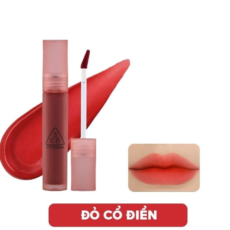 (TEST) Son Kem Lì 3CE Mịn Mượt Nhẹ Môi Blur Water Tint 4.6g