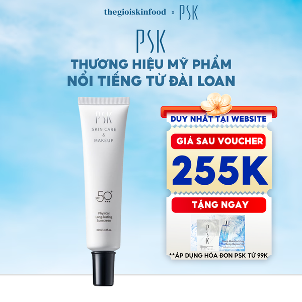  Kem Chống Nắng PSK Vật Lý Lâu Trôi Physical Long-Lasting Sunscreen SPF50+ 35ml 