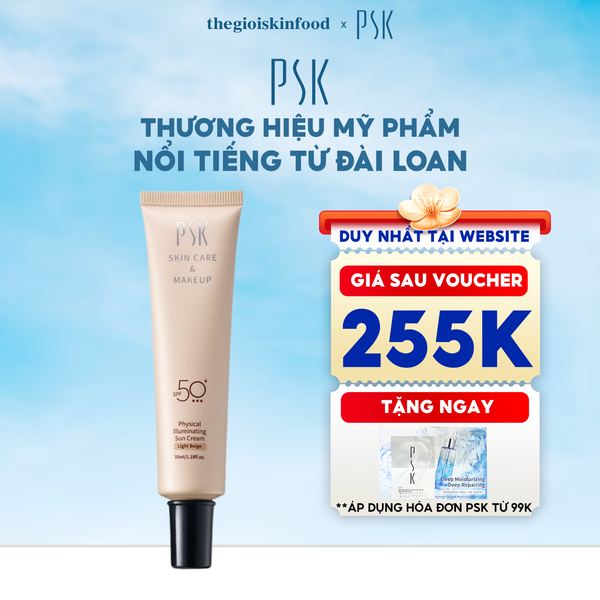  Kem Chống Nắng Vật Lý PSK Physical Illuminating Sun Cream SPF50+ 35ml 