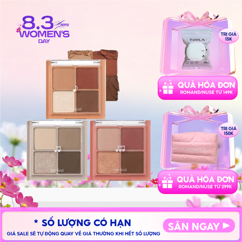 Bảng Phấn Mắt 4 Ô Romand Better Than Eyes - Music Series 7g