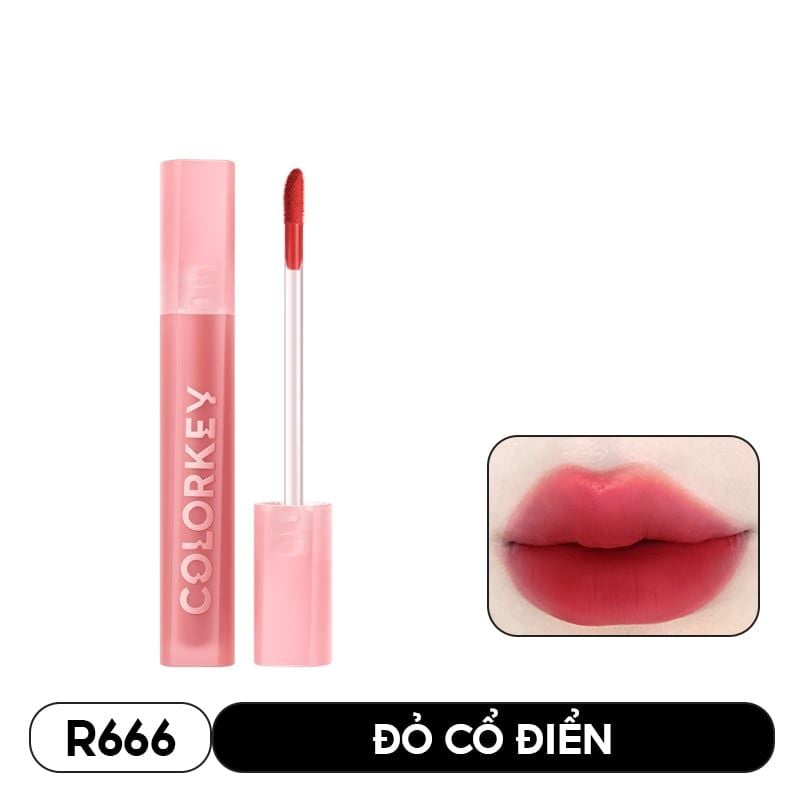 Son Kem Lì Colorkey Mịn Mượt Lâu Trôi Airy Velvet Lip Lacquer 1.7g
