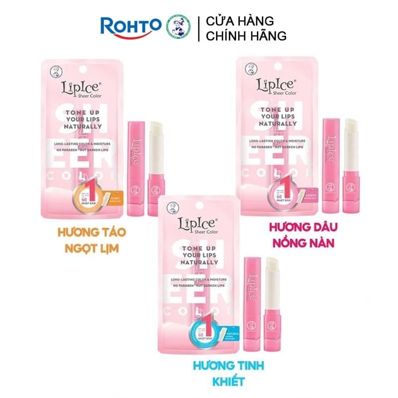 Son Dưỡng Môi LipIce Mềm Mại Tự Nhiên Sheer Color 2.4g