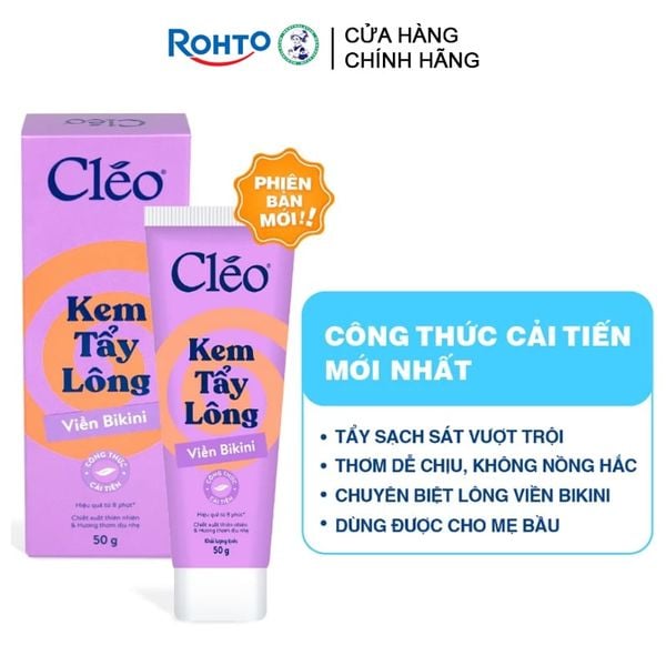  Kem Tẩy Lông Viền Bikini CLEO Từ Khoai Tây & Mật Ong Hair Removal Cream - Bikini Line 50g 