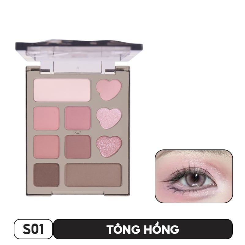 Bảng Phấn Mắt VEECCI 10 Ô Glamorous Dreamland 10 Color Eyeshadow