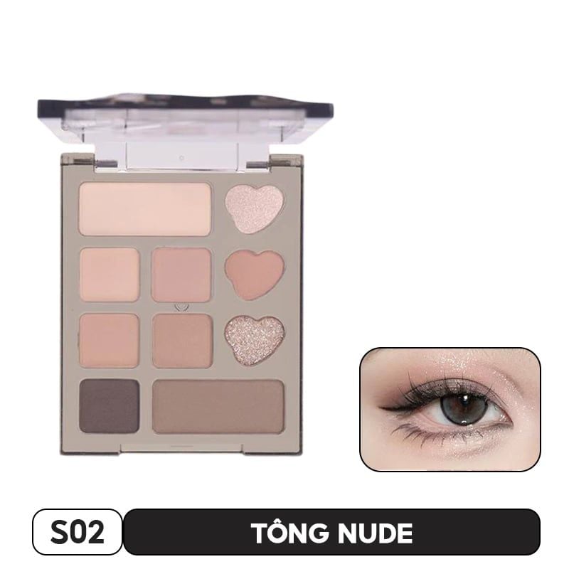 Bảng Phấn Mắt VEECCI 10 Ô Glamorous Dreamland 10 Color Eyeshadow