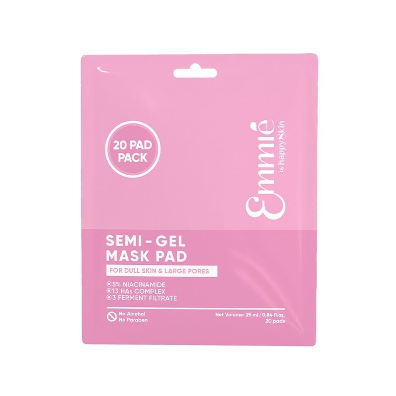 Toner Pad Emmié By Happyskin Dưỡng Ẩm, Làm Dịu Da, Hỗ Trợ Làm Sáng Da Semi-Gel Mask Pad