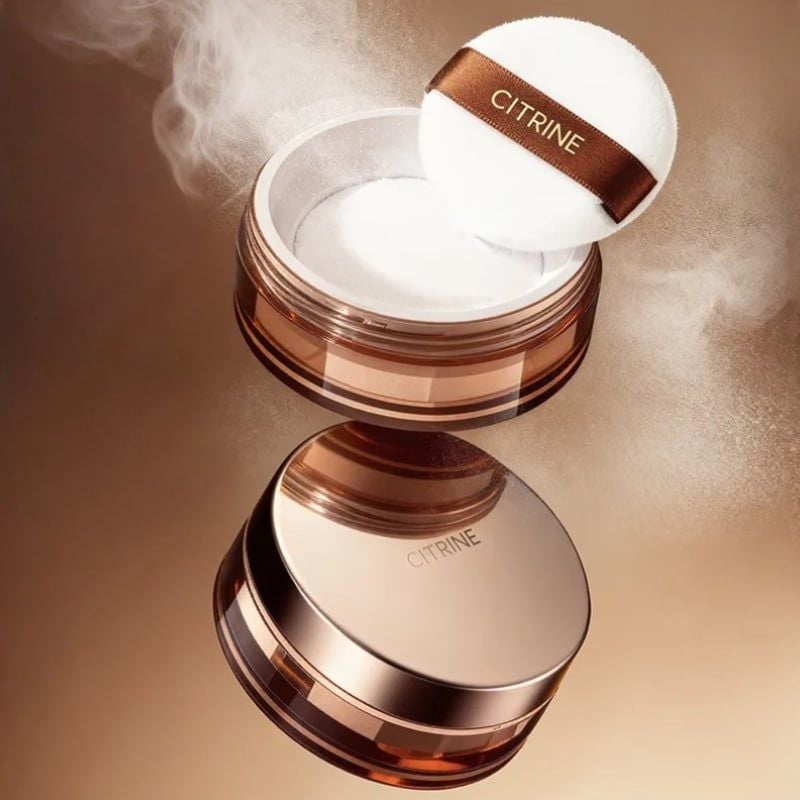 Phấn Phủ Dạng Bột Citrine Kiềm Dầu, Làm Đều Màu Da Clear Mist Loose Powder 10g