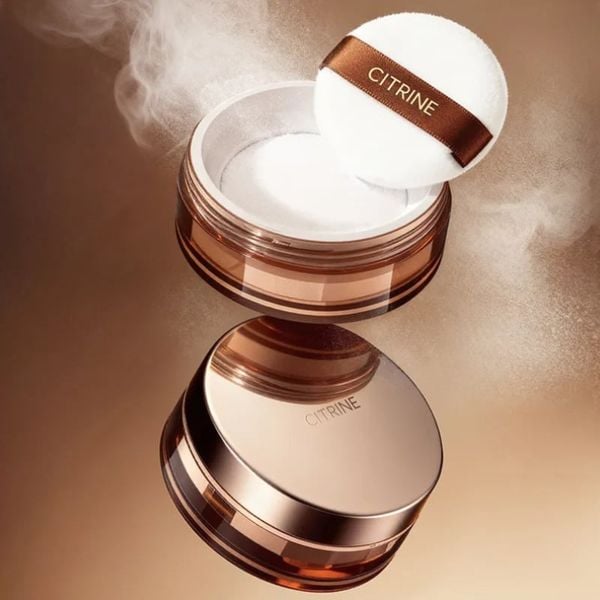  Phấn Phủ Dạng Bột Citrine Kiềm Dầu, Làm Đều Màu Da Clear Mist Loose Powder 10g 