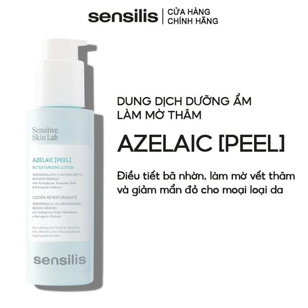  Dung Dịch Dưỡng Ẩm Sensilis Làm Mờ Thâm Azelaic [Peel] 100ml 