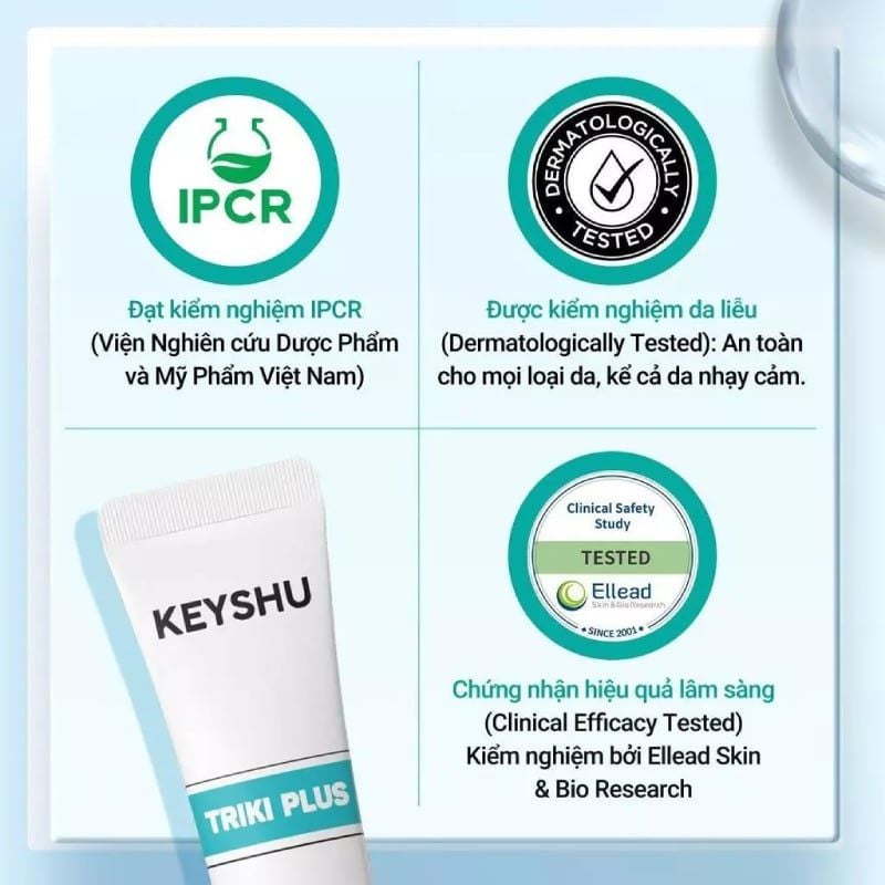 Serum Keyshu Hỗ Trợ Giảm Mụn, Làm Dịu Da Triki Plus 20ml