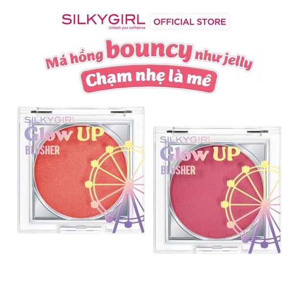  Má Hồng Dạng Kem Silkygirl Mềm Mịn Glow Up Blusher 4g 