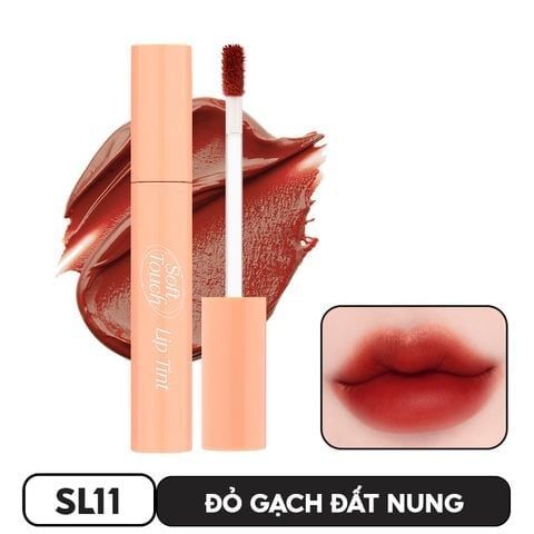[KHẮC SON] Son Kem Merzy Siêu Lì, Siêu Mịn Môi Soft Touch Lip Tint 3g