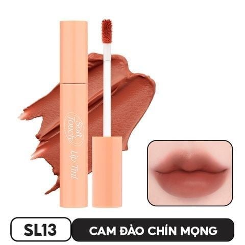 [KHẮC SON] Son Kem Merzy Siêu Lì, Siêu Mịn Môi Soft Touch Lip Tint 3g