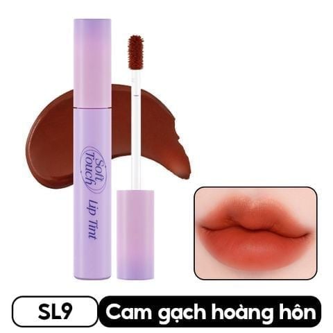 [KHẮC SON] Son Kem Merzy Siêu Lì, Siêu Mịn Môi Soft Touch Lip Tint 3g