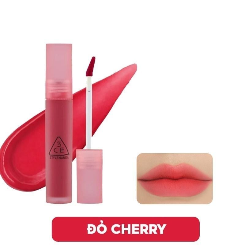 (TEST) Son Kem Lì 3CE Mịn Mượt Nhẹ Môi Blur Water Tint 4.6g