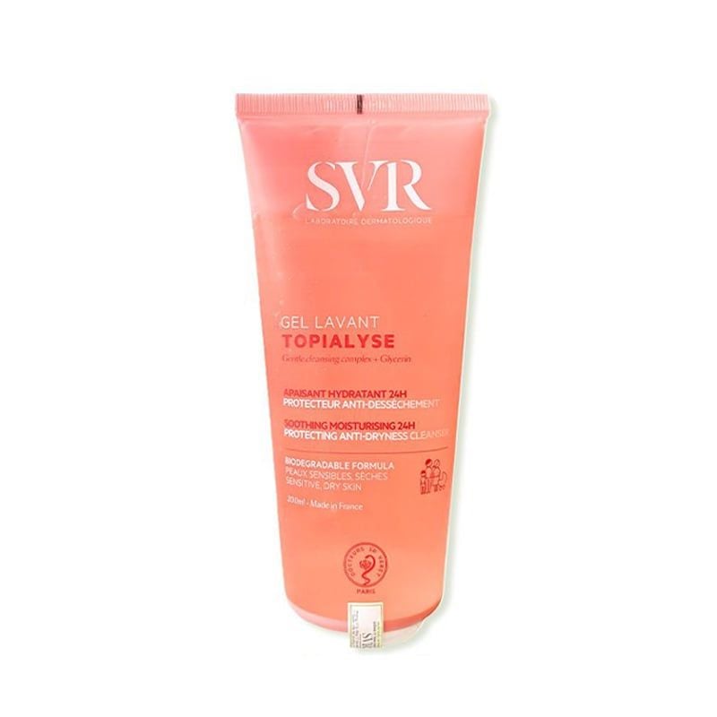 Sữa Rửa Mặt SVR Dạng Gel Không Chứa Xà Phòng Dành Cho Da Khô Topialyse Gel Lavant