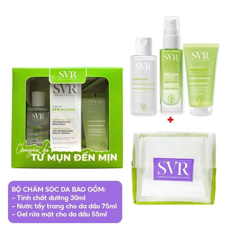 Serum SVR Hỗ Trợ Giảm Mụn, Làm Mờ Thâm Sạm Và Mềm Mịn Da SVR Sebiaclear Serum 30ml