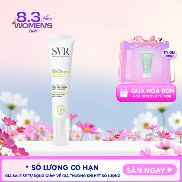  Kem Chấm Mụn SVR Dạng Gel Sebiaclear Cicapeel 15ml 