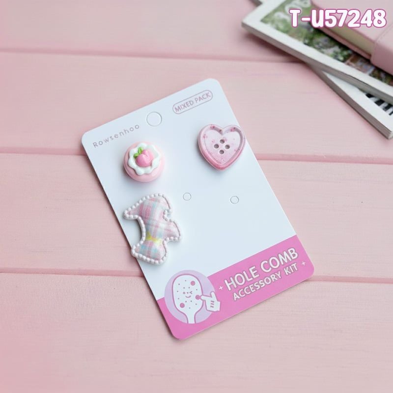 Charm Trang Trí Lược DIY Đa Dạng, Nhiều Mẫu Mã Rowsenhoo