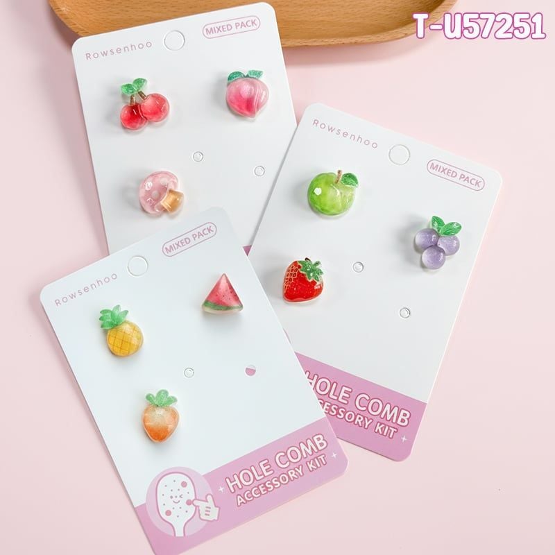 Charm Trang Trí Lược DIY Đa Dạng, Nhiều Mẫu Mã Rowsenhoo