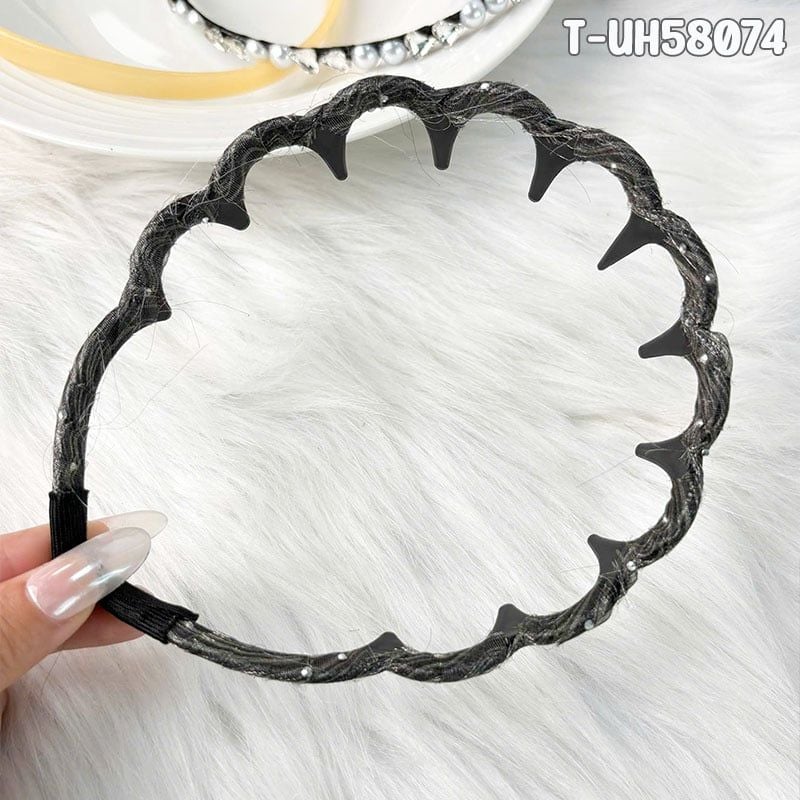 Băng Đô Cài Tóc Nữ TOOLA Có Răng Chống Trơn Trượt Bờm Cài Tóc Phong Cách Hàn Quốc