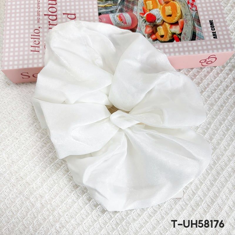 [NHẬP KHẨU] Dây Cột Tóc Trơn Scrunchies Cao Cấp TOOLA Kiểu Dáng Thanh Lịch, Vải Voan Nhiều Lớp