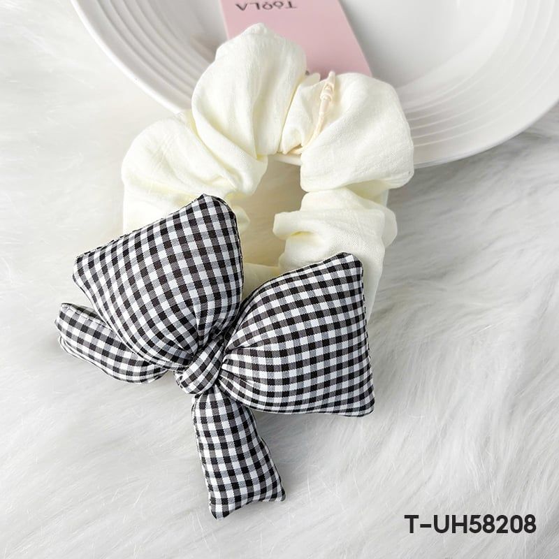 [NHẬP KHẨU] Dây Cột Tóc Scrunchies Có Kiểu Dáng Đáng Yêu, Hoa Tulip, Nơ TOOLA
