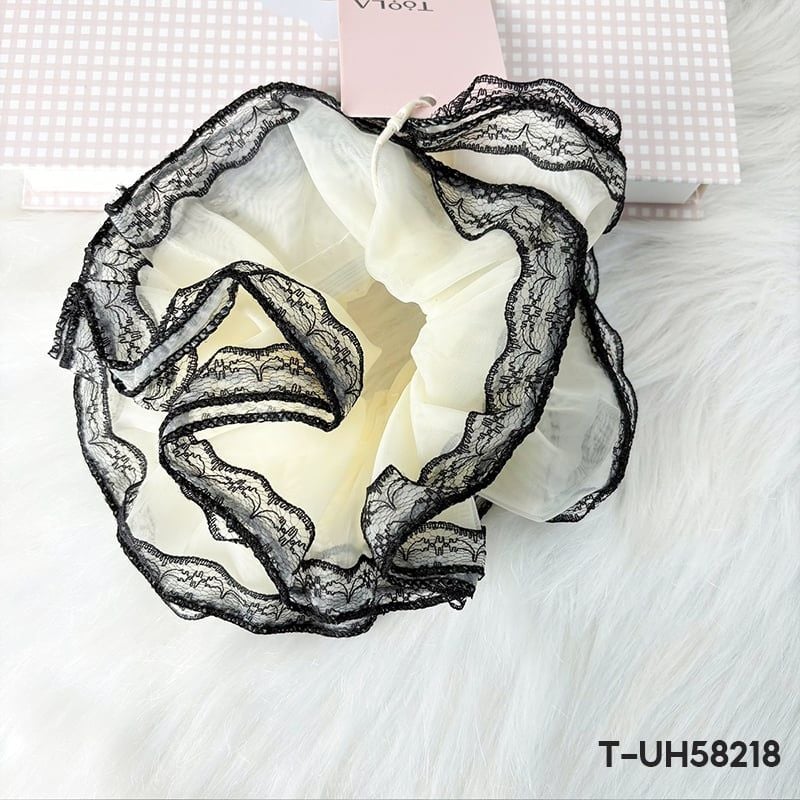 Dây Cột Tóc Trơn Scrunchies Cao Cấp TOOLA Kiểu Dáng Thanh Lịch, Vải Voan Nhiều Lớp
