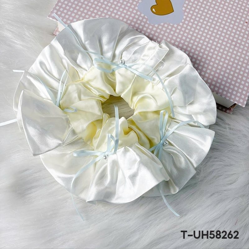 Dây Cột Tóc Trơn Scrunchies Cao Cấp TOOLA Kiểu Dáng Thanh Lịch, Vải Voan Nhiều Lớp