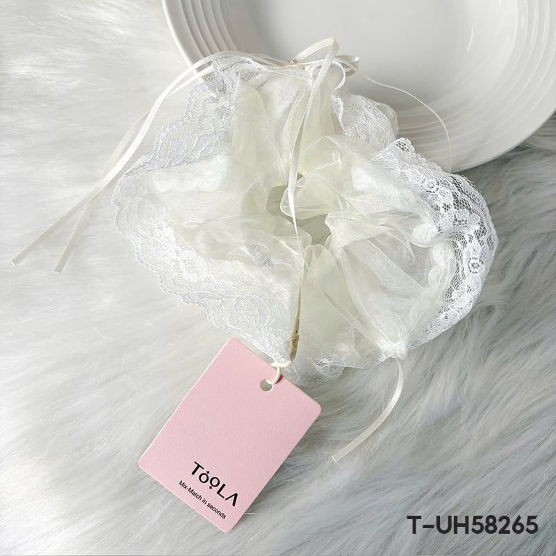 Dây Cột Tóc Trơn Scrunchies Cao Cấp TOOLA Kiểu Dáng Thanh Lịch, Vải Voan Nhiều Lớp